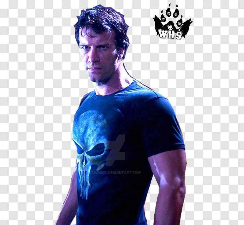 Thomas Jane T-shirt Punisher Shoulder Sleeveless Shirt - Cartoon Transparent PNG