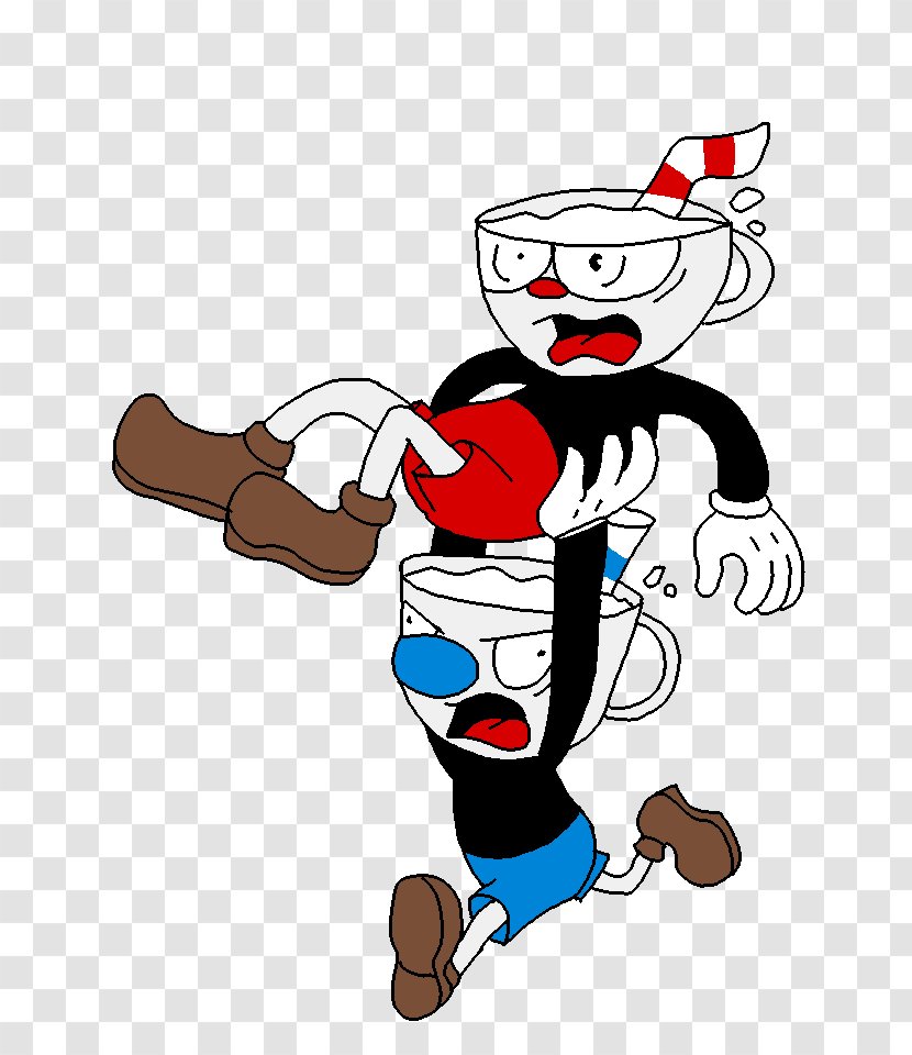 Clip Art Cuphead Illustration Drawing - Cartoon - Fanart Mugman Transparent PNG