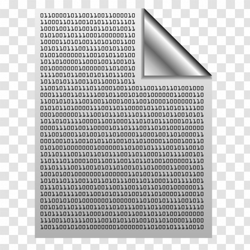Binary File Clip Art - Number Transparent PNG