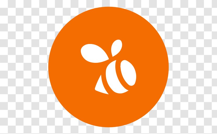 Social Media Swarm Clip Art - Orange - Network Transparent PNG