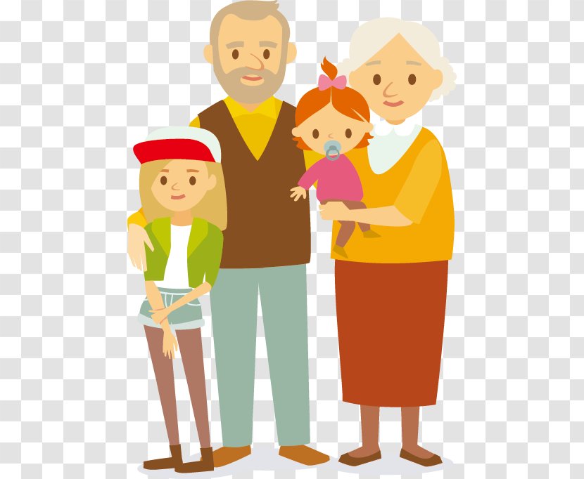 Family Shutterstock Grandparent Flat Design - Professional - Happy Transparent PNG