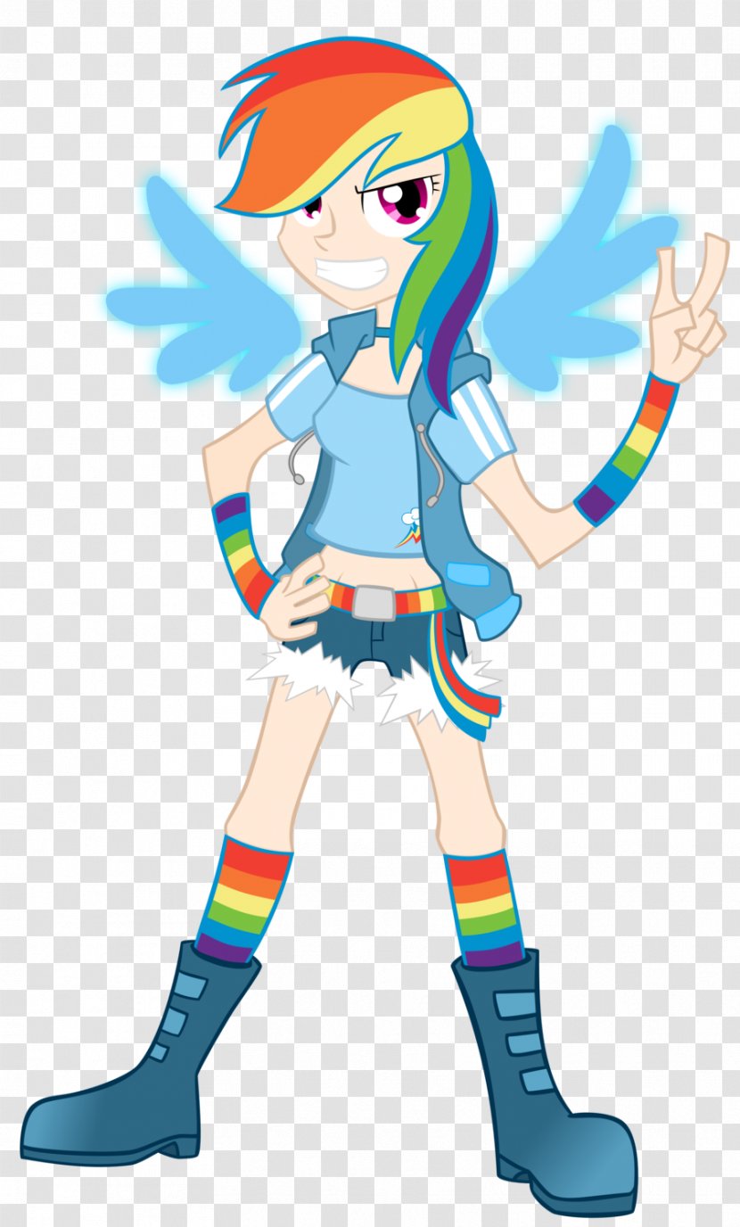 Rainbow Dash Pinkie Pie Applejack My Little Pony - Frame - Human Transparent PNG