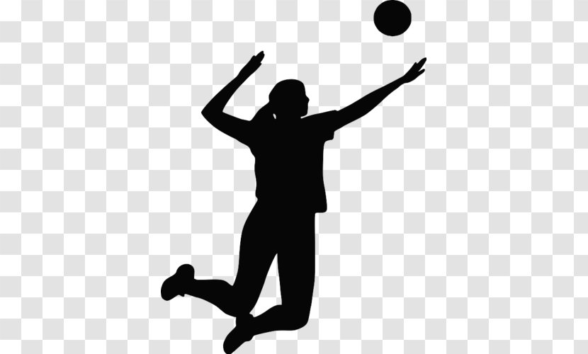 Inside Volleyball Silhouette Clip Art - Monochrome Photography Transparent PNG