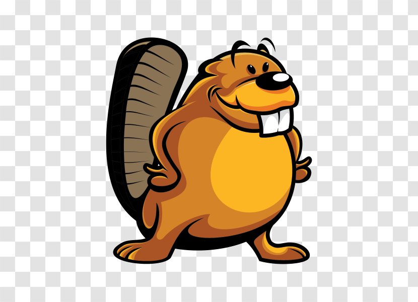 Beaver Editorial Cartoon Sticker Clip Art - Fauna Transparent PNG