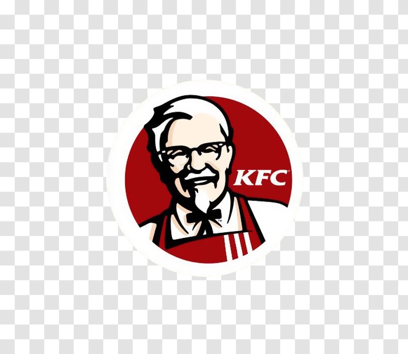 KFC Fast Food Crispy Fried Chicken Logo - Round Transparent PNG