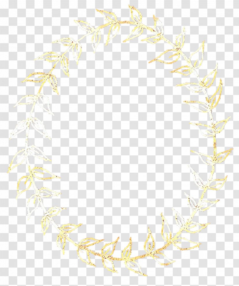 Yellow Font Line - Feather Transparent PNG