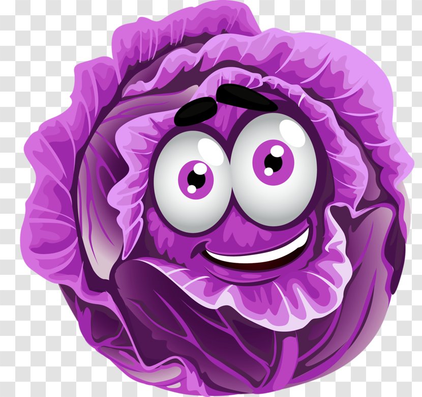 Vegetable Cartoon Fruit - Beetroot - Cabbage Transparent PNG
