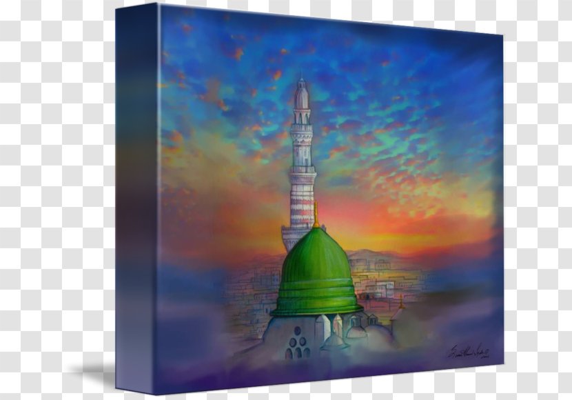 Modern Art Energy Tower Medina - Snowman Scene Canvas Transparent PNG