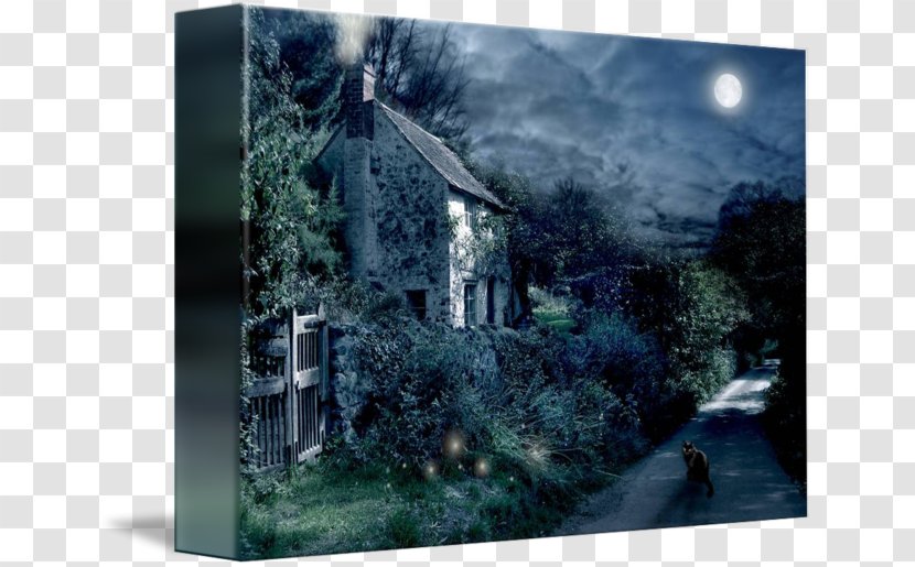 Photographic Printing Canvas Print Photography - Stock - Witch House Transparent PNG