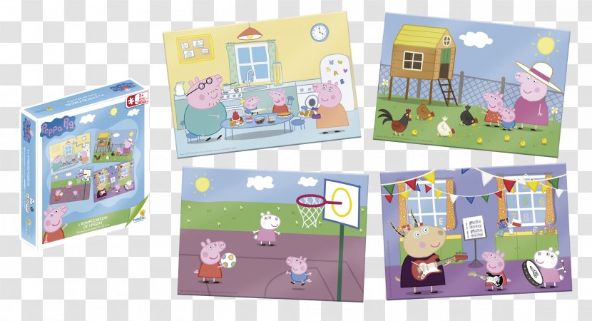 Jigsaw Puzzles Attention Fine Motor Skill Schema Memory - Labor - PEPPA PIG Transparent PNG