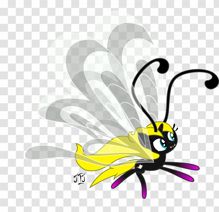 Honey Bee Butterfly Illustration Clip Art Character - Fictional - Herbstzeitlose Transparent PNG