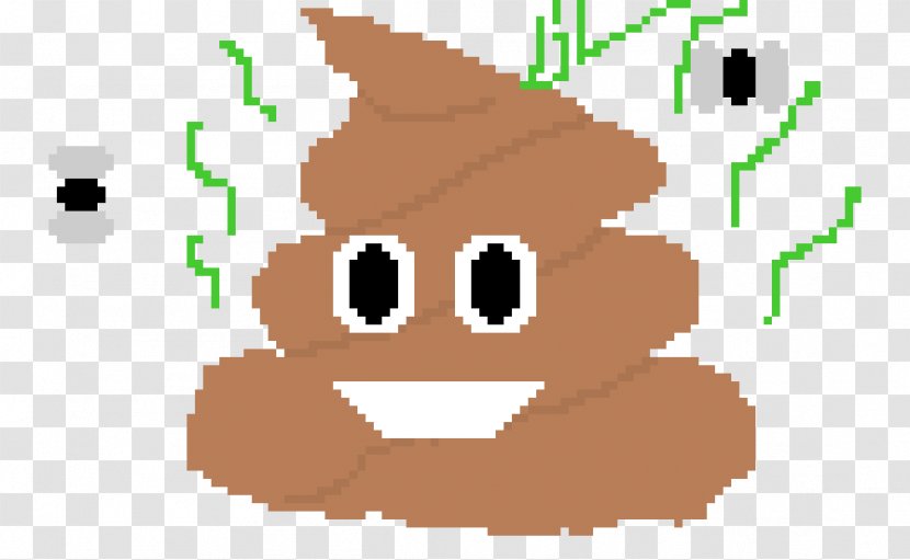 Pile Of Poo Emoji Pixel Art Transparent PNG
