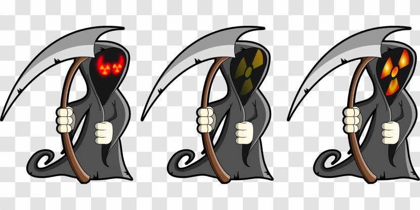 Written Chinese Death Word Clip Art - Flightless Bird - Grim Reaper Transparent PNG