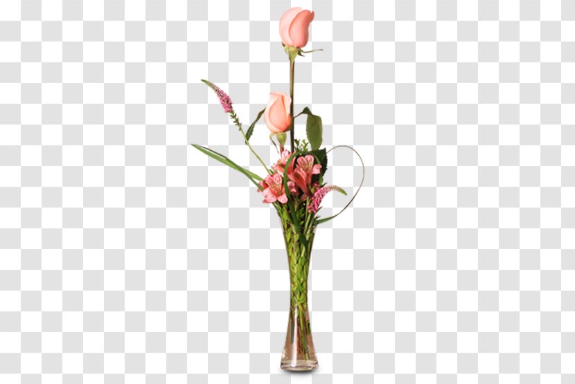 Garden Roses Floral Design Cut Flowers Vase - Centrepiece - Flower Transparent PNG