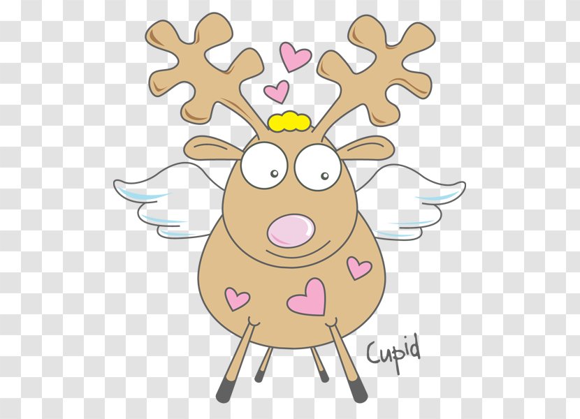 Reindeer Rudolph Santa Claus Clip Art Transparent PNG