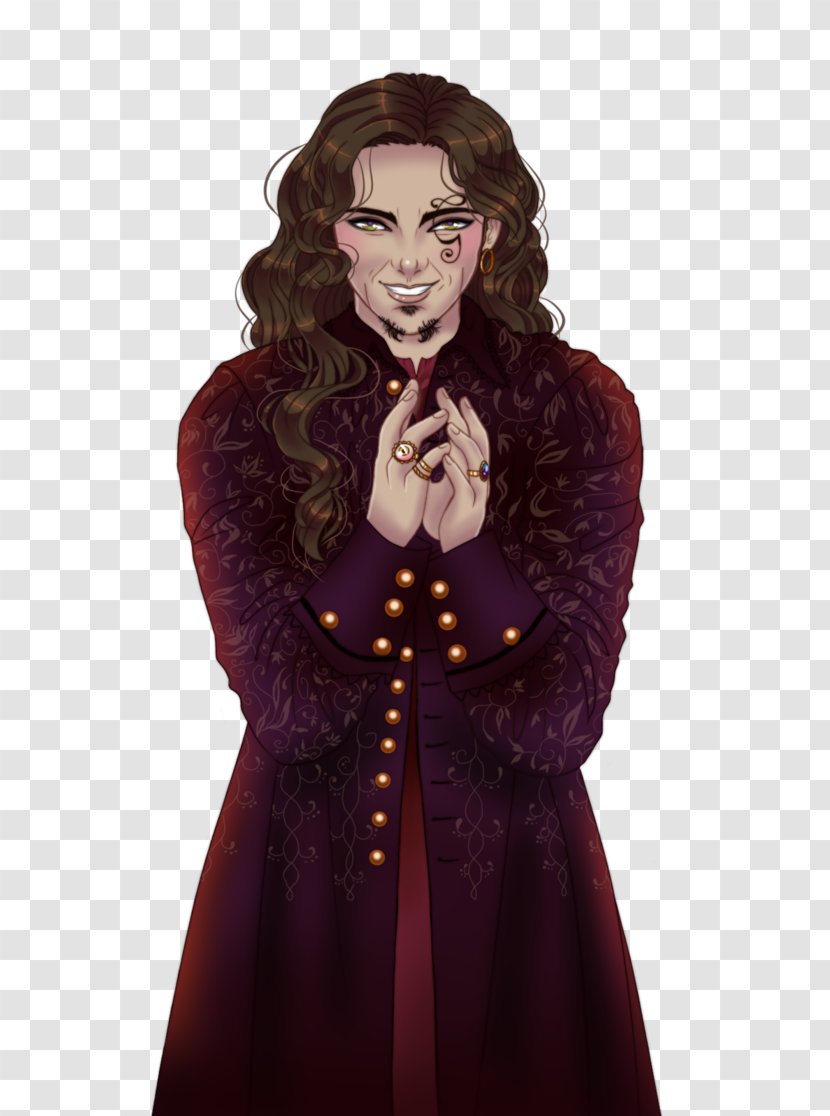 Long Hair Outerwear Character Fiction - Pencil Villain Transparent PNG