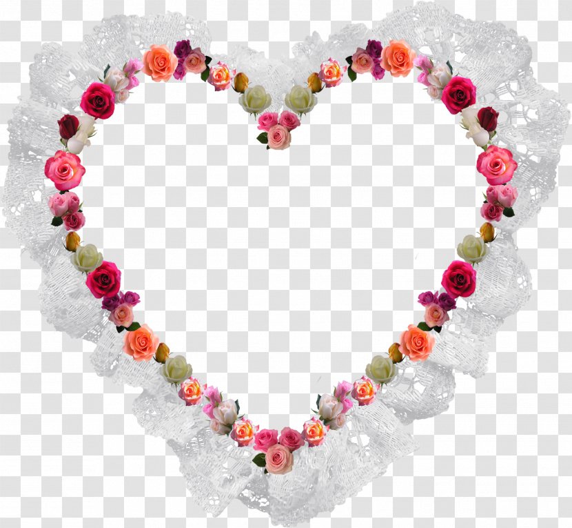 Heart Valentine's Day Picture Frames Love Garden Roses - Saint Valentine - Pin Transparent PNG