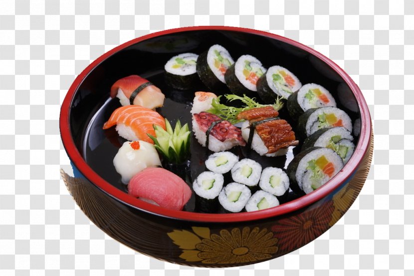 California Roll Sushi Sashimi Gimbap Onigiri - Seaweed Transparent PNG