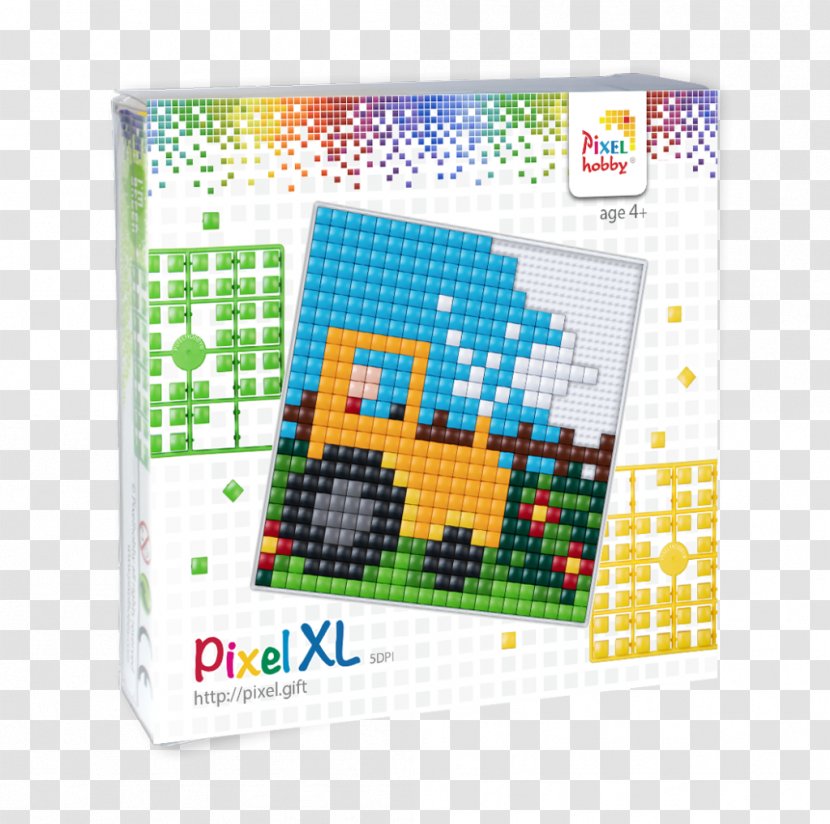 Game Jigsaw Puzzles Square Pixel Art - Material - Tracktor Transparent PNG