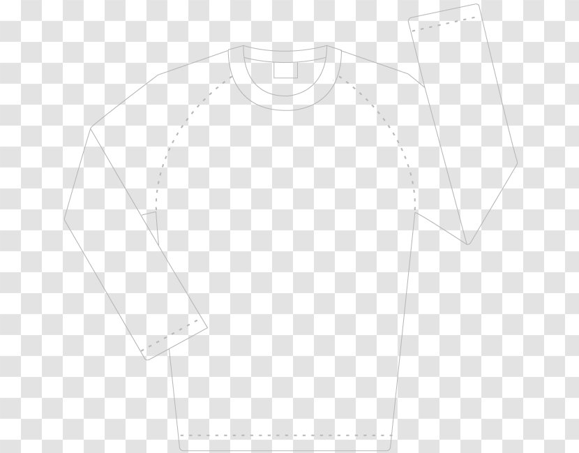 Long-sleeved T-shirt Shoulder Collar - Clothing Transparent PNG