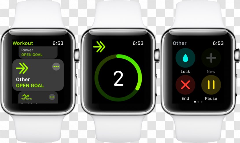 Smartphone Apple Watch Series 2 Exercise - Gadget Transparent PNG