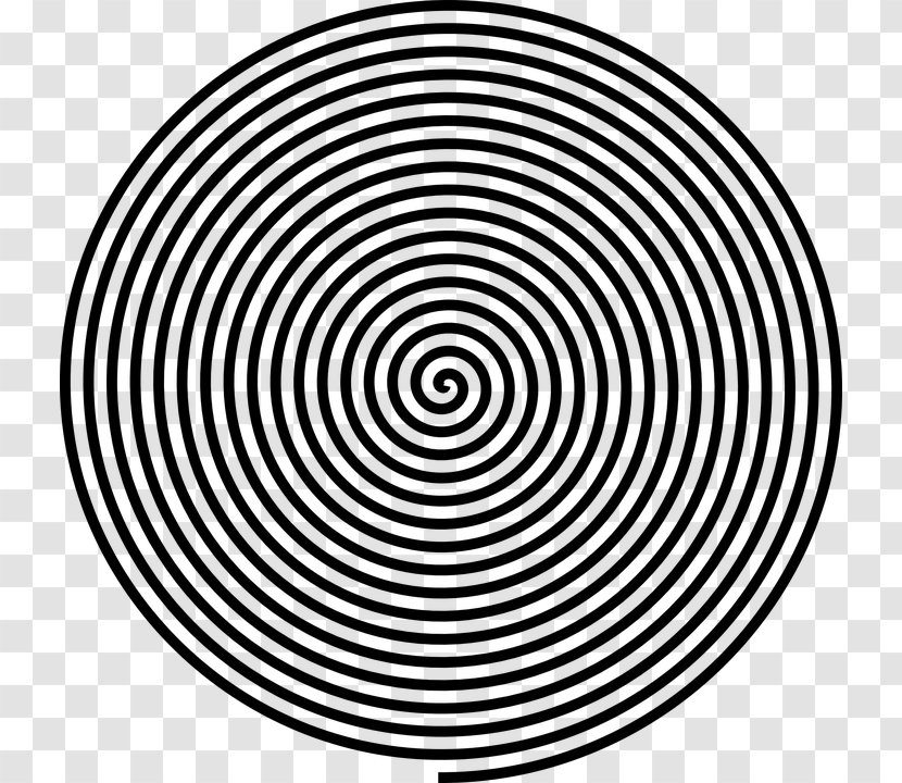 Circle Image Hypnosis Spiral Vector Graphics - Area - Vortex Transparent PNG