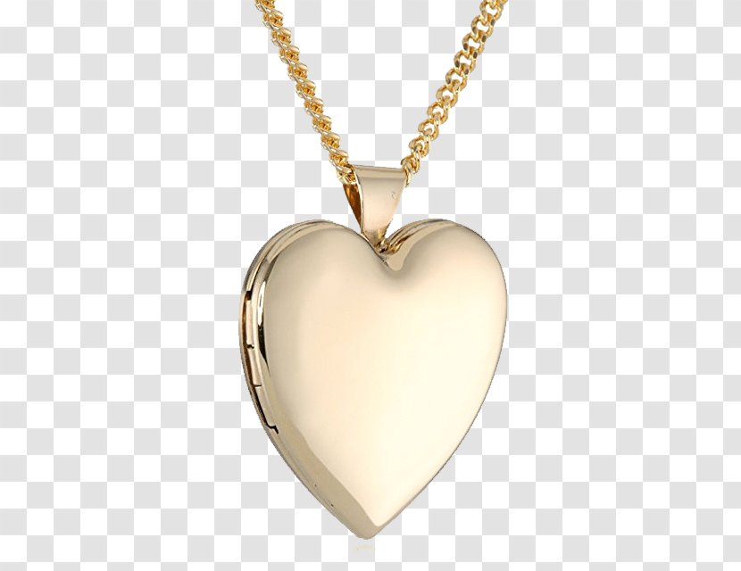 Amazon.com Necklace Locket Charms & Pendants Chain - Colored Gold - Heart Transparent PNG