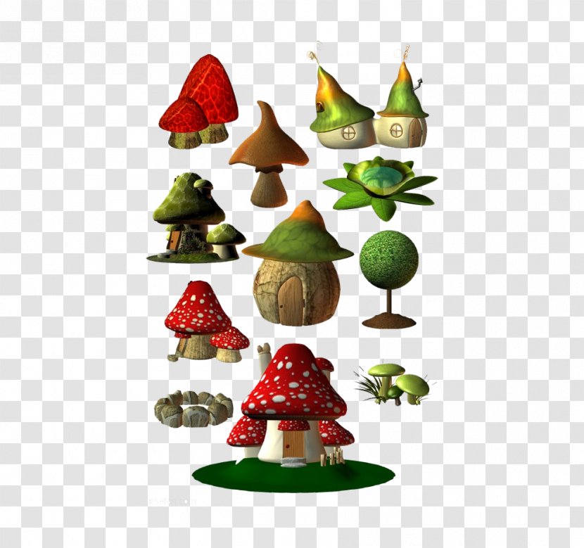 Mushroom Adobe Illustrator - Tree - Creative Christmas Transparent PNG