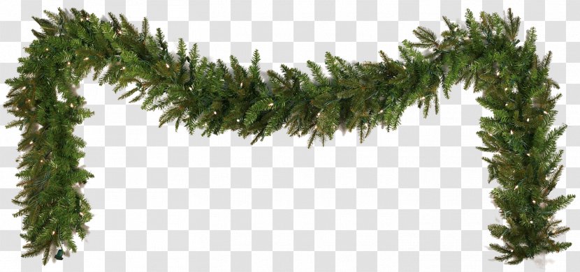 Garland Christmas Decoration Wreath Pre-lit Tree - Cypress Family - File Transparent PNG