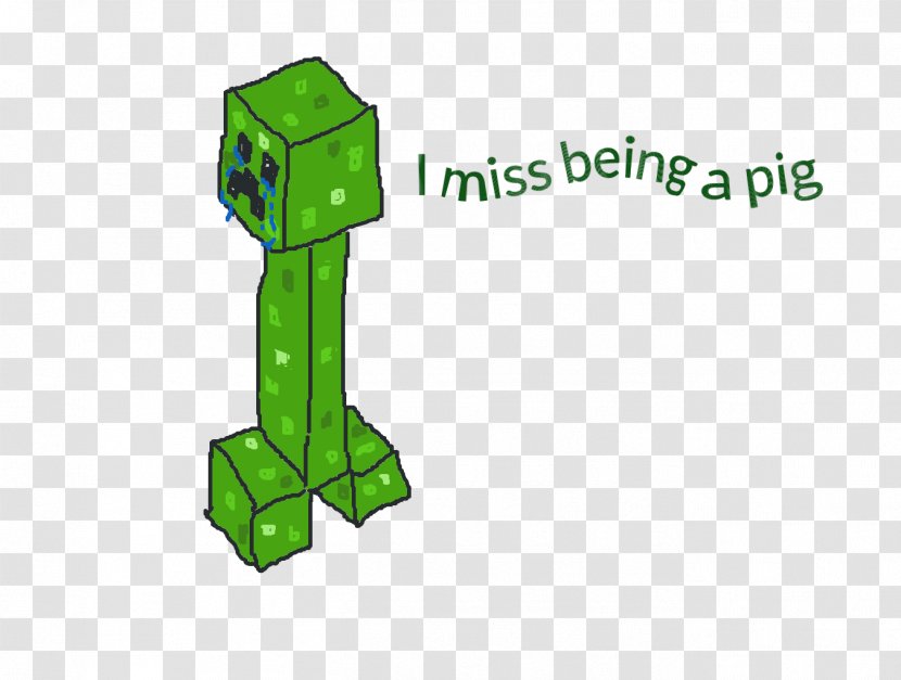 Technology Line Angle - Minute - Creeper Minecraft Transparent PNG