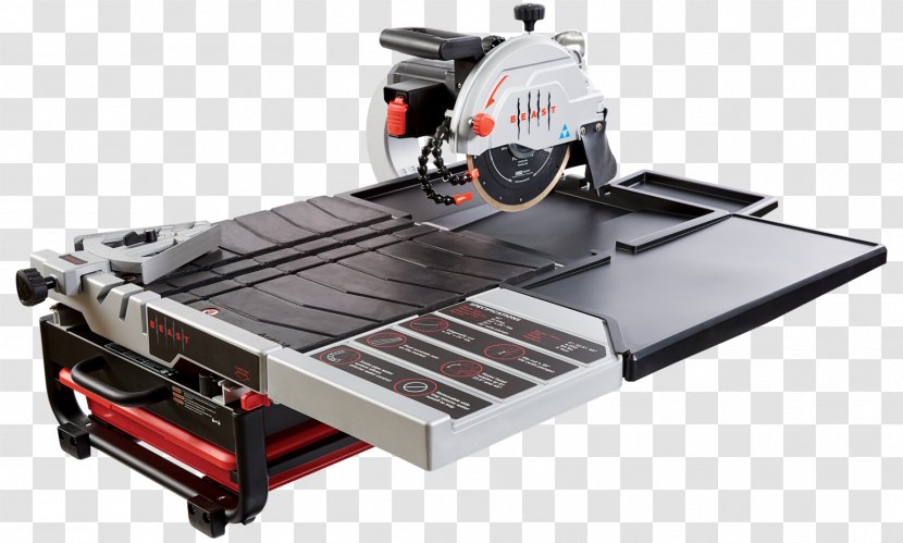 Saw Cutting Tool Ceramic Tile Cutter - Custom Graphics Transparent PNG