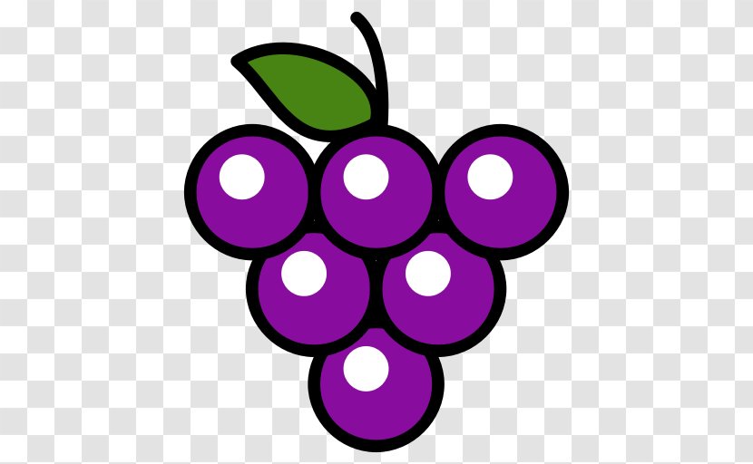 Purple Violet Grape Grapevine Family Magenta - Fruit - Plant Transparent PNG