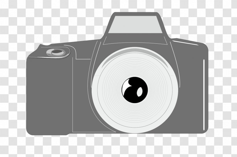 Camera Canon EOS - Hardware - Vector Grey Cartoon Transparent PNG