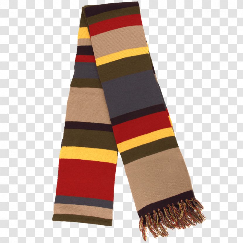 Fourth Doctor Time Lord Scarf Male - Com Transparent PNG