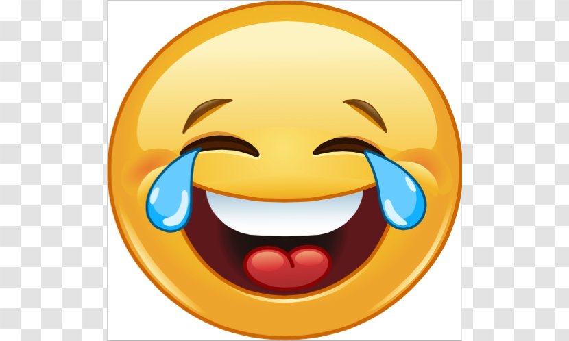 Face With Tears Of Joy Emoji Laughter Emoticon Humour - Crying Transparent PNG