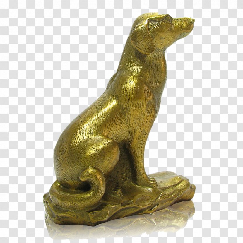 Golden Retriever Cat Pet Tag Copper - Figurine - Big Dog Transparent PNG