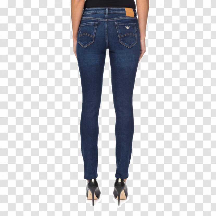 T-shirt Slim-fit Pants Jeans Denim - Silhouette Transparent PNG