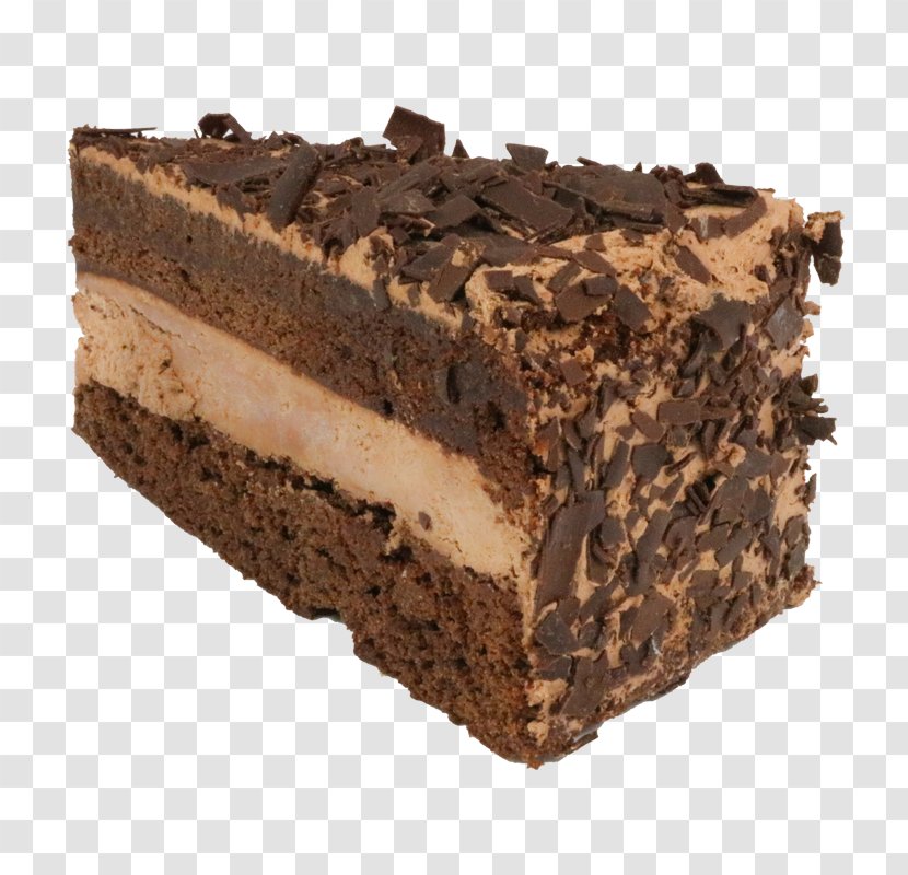 Flourless Chocolate Cake Brownie Truffle Fudge Transparent PNG