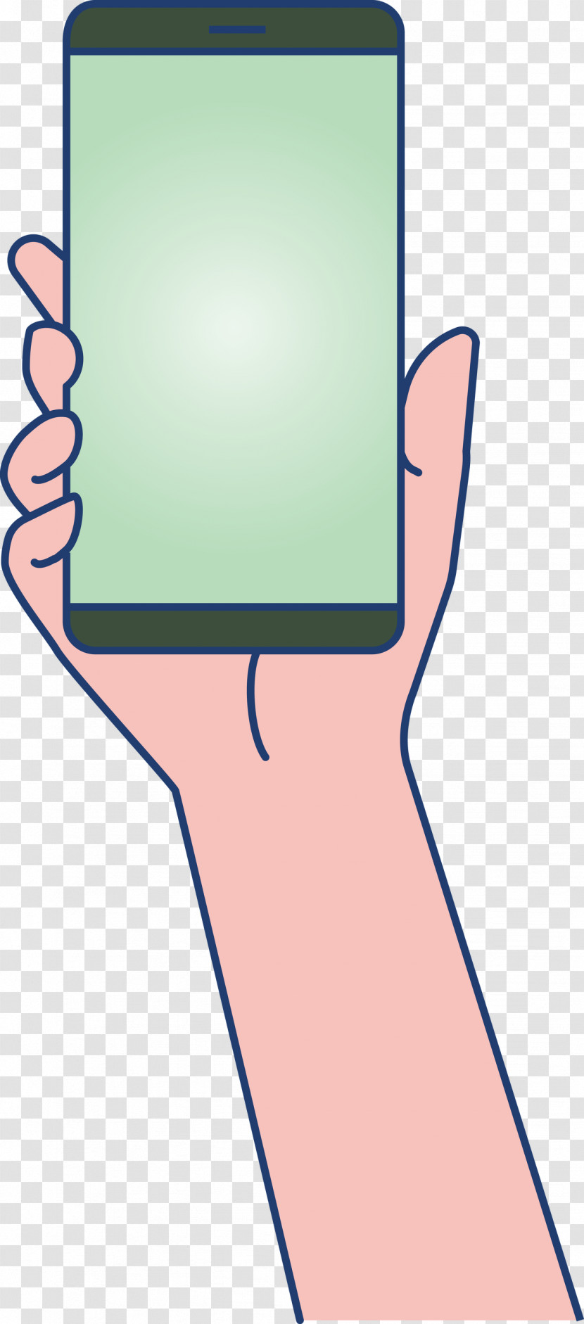 Smartphone Hand Transparent PNG