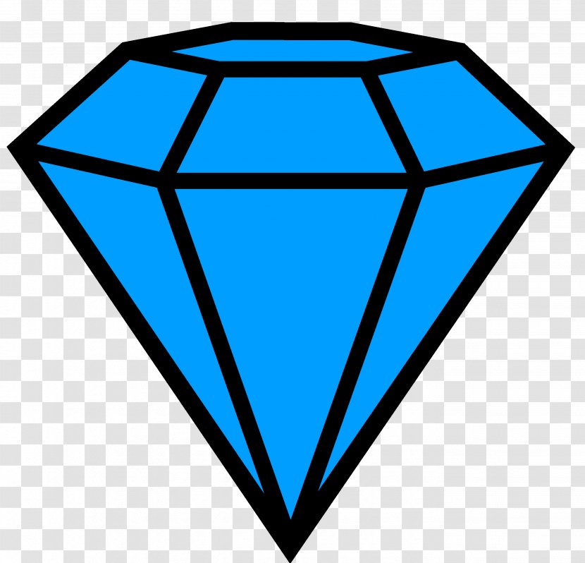 Blue Diamond Clip Art - Pink Transparent PNG