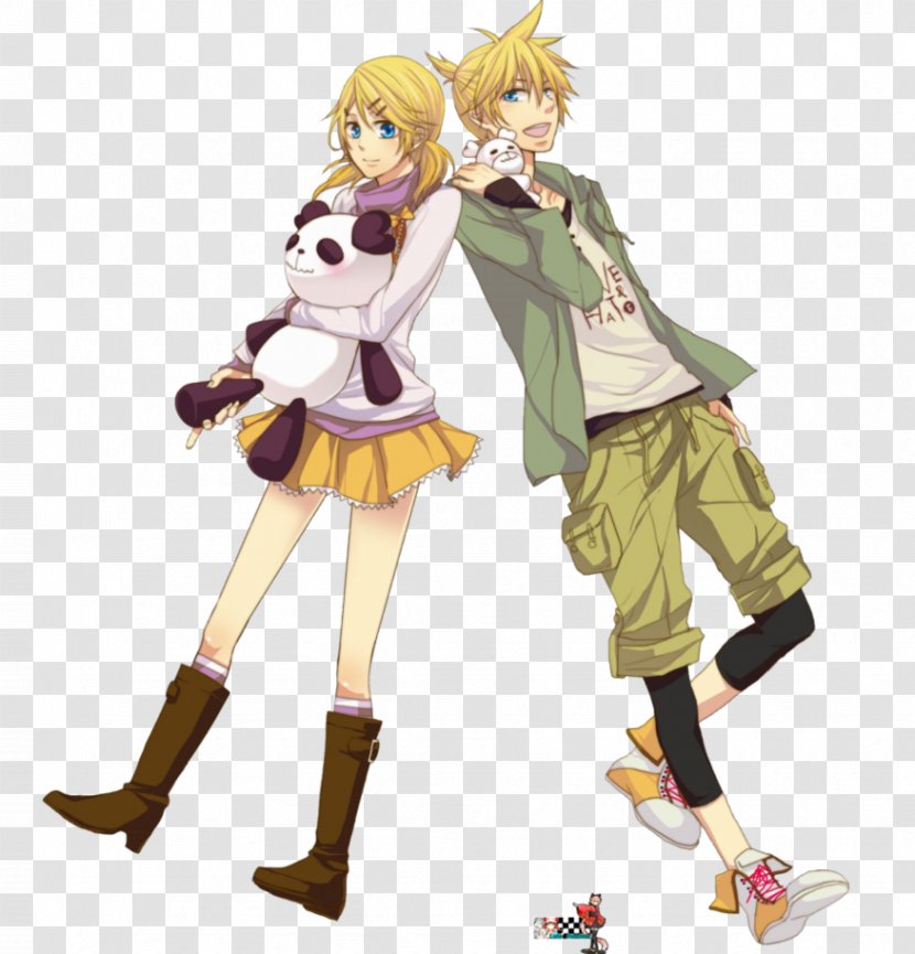 Kagamine Rin/Len Rendering Vocaloid Hatsune Miku - Flower Transparent PNG