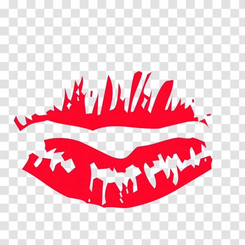 Lip Kiss Drawing Clip Art - Lips Transparent PNG