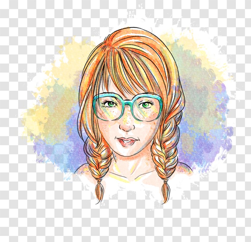 Nose Fairy Glasses Sketch - Silhouette Transparent PNG