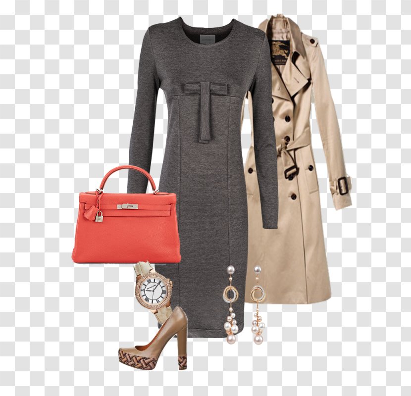 Dress Clothing Trench Coat Fashion - Day - Extremely Simple Transparent PNG