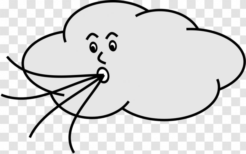 Cloud Wind Cartoon Clip Art - Flower - Storm Cliparts Transparent PNG