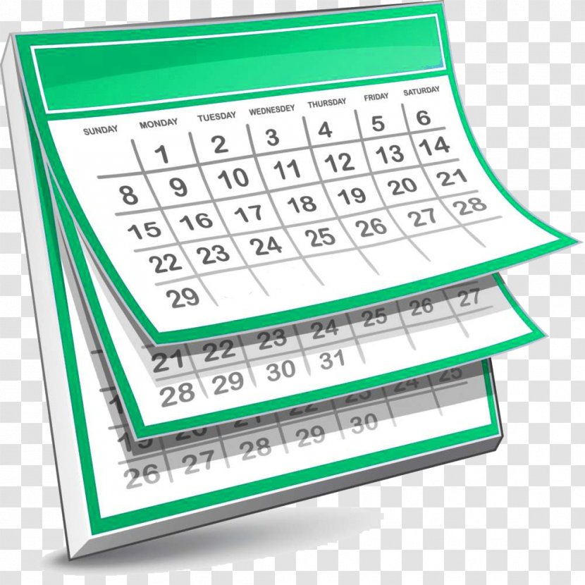 Calendar Clip Art - Number - Organization Transparent PNG