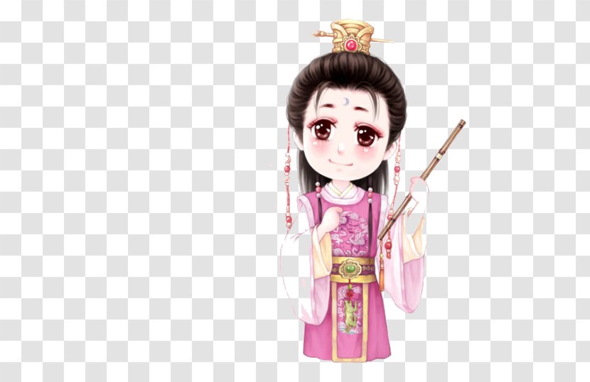 Q-version Paper Cartoon Dai Wo Zou Seishitsu - Child Transparent PNG