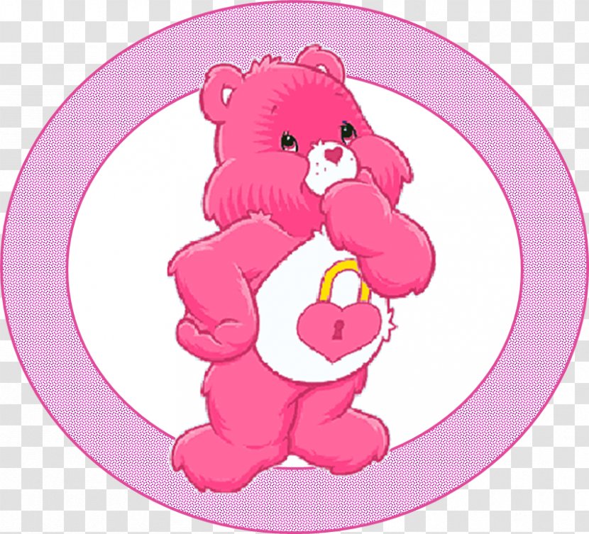 Care Bears Iron-on T-shirt Love-A-Lot Bear - Flower - Cartoon Childlike Creative Birthday Transparent PNG
