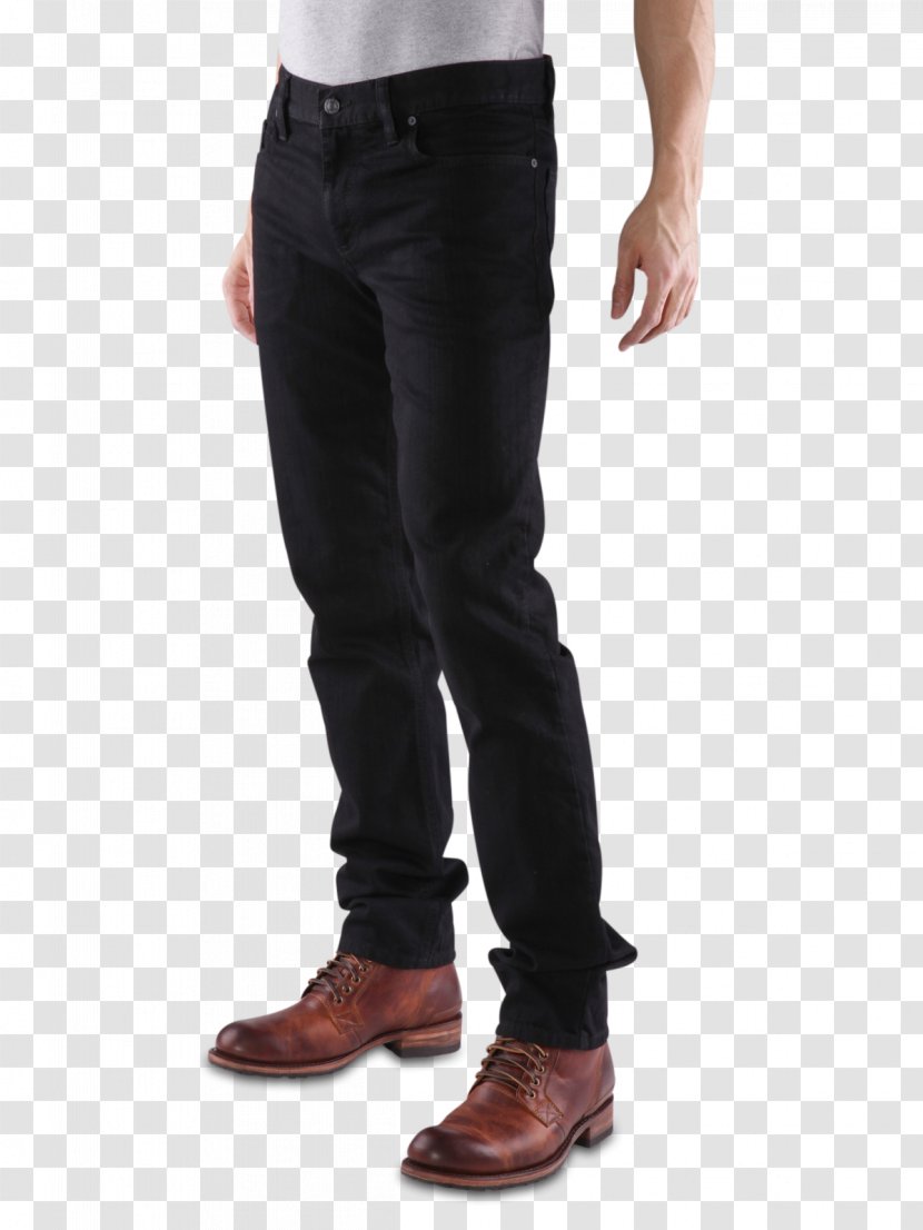 Jeans Pants Denim Belt Pleat - Pocket - Men's Transparent PNG
