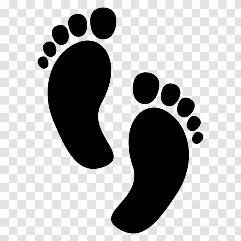 Foot Infant Clip Art - Footprint - Baby HandPrint Transparent PNG